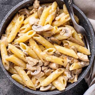Pâtes Poulet Champignons