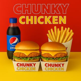 DUO Fried Chicken Burgers Meal