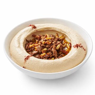 Houmous à la viande hachée