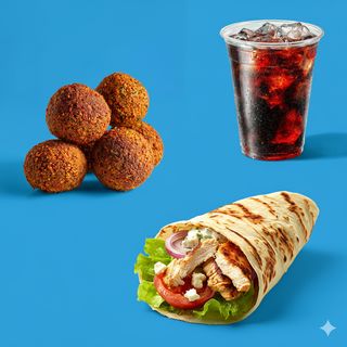 Gyros Blanc De Poulet+ Falafel + Boisson