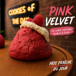 Cookie Pink velvet 