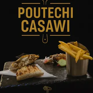  Tacos Dinde Hachée +Frite 