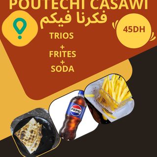 Trios + Frite + +Soda
