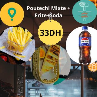 Poutechi Mixte+Frite+Soda