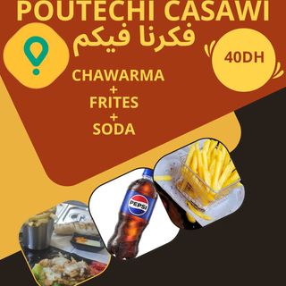 Chawarma +Frite+ Soda 