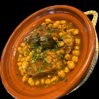 Lhergma au pieds de veau est pois chiches 