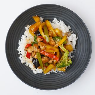 Wok Poulet Acajou
