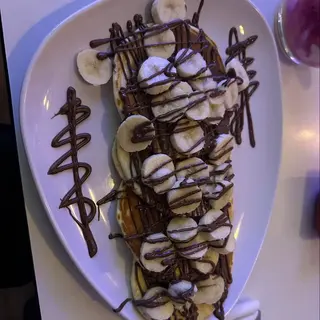 paincakes nutella banane