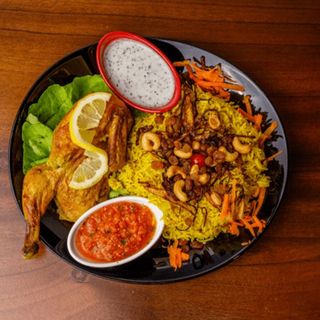 Kabsa poulet+ Mezzé une personne