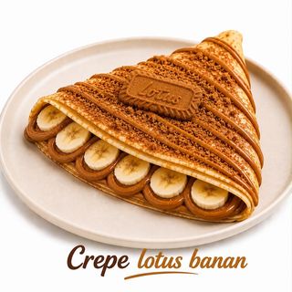 Crepe Lotus Bananes