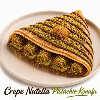 Crepe konafa pistache