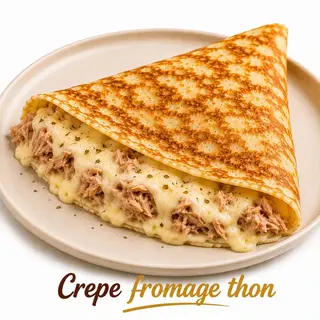 Crepes fromage thon