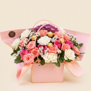 Panier Mix Rose
