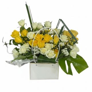 Golden Bloom Bag