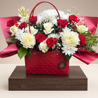 Panier Rouge et Blanche