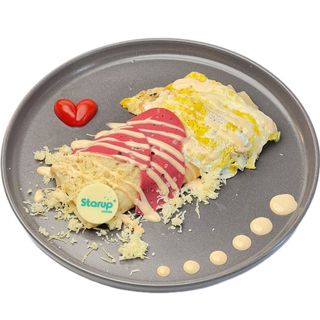 Crêpe gourmande charcuterie & œuf 