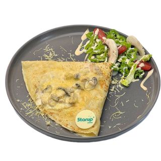 Crêpe poulet champignons 