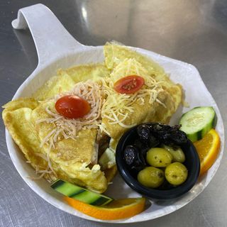 Petit dejeuner croque