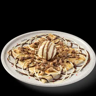 Crunchy triple chocolate crepe