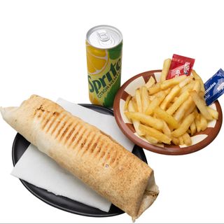 Menu Wrap Shawarma Poulet