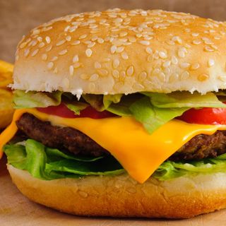 cheese Burger viande simple