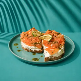 Salmon Crush Toast