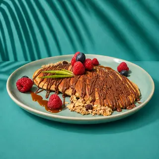 Fruity Pink Pancakes