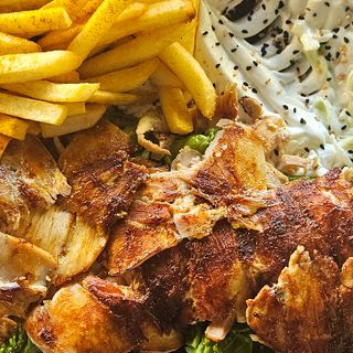 طبق شاورما دجاج