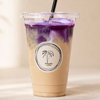 Ube latte