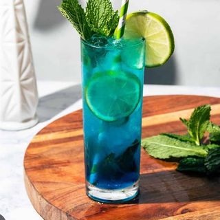 Mojito bleu curaçao