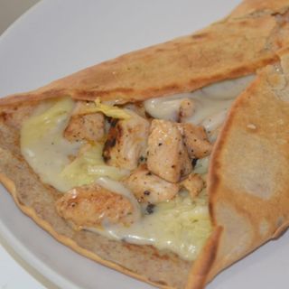 Crêpe poulet champignions