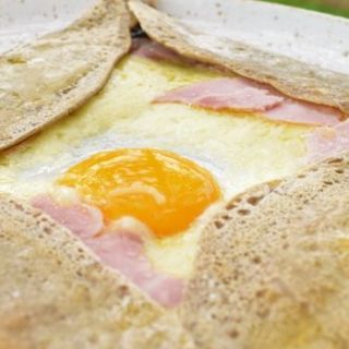 Crêpe jambon oeuf