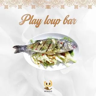 Plat loup bar