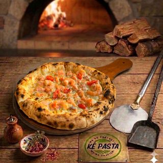 Pizza Salmon Shrimp