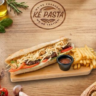 Sandwich Mixte + Frites