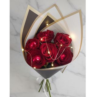 Bouquet de roses lumineux