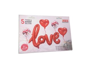 Bouquet de ballons d’amour