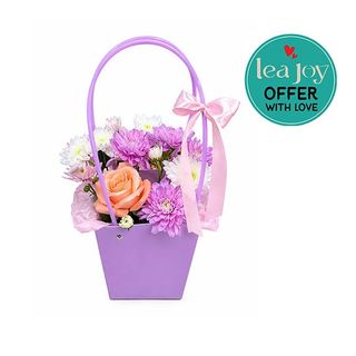 Panier floral raffiné