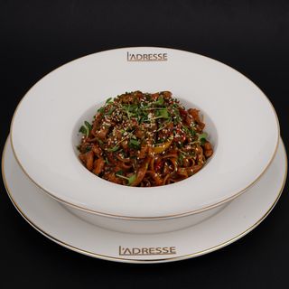 Tagliatelle Asiatique au Crevettes