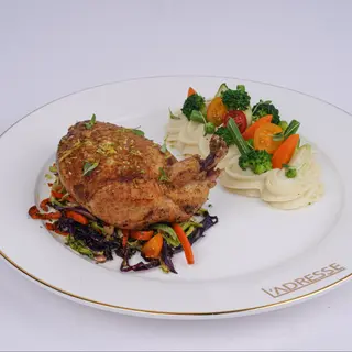 Suprême de Poulet Rôti Jus au Citron Confit & Herbes