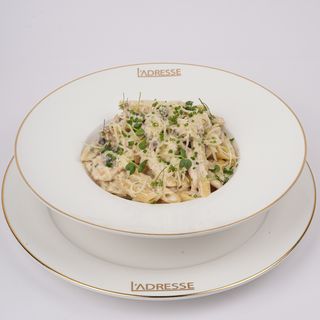 A Penne Poulet aux Champignons