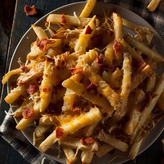 Poutine poulet champignon