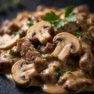 L'Émincé de Bœuf Black Angus & Poêlée Gourmande