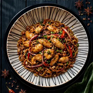 Wok poulet