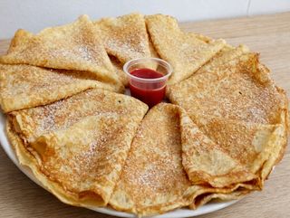 Lot de 6 crêpes nature