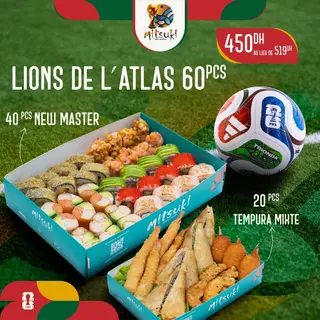 Lions de L’Atlas 60pcs