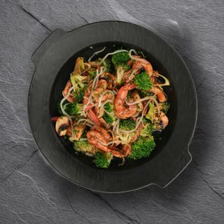 Wok Brocolis Crevettes