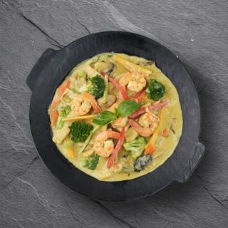 Curry Vert Crevettes