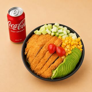 Salade Poulet Crispy + Boisson Au Choix