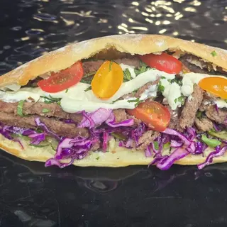Pita kebab + frites 